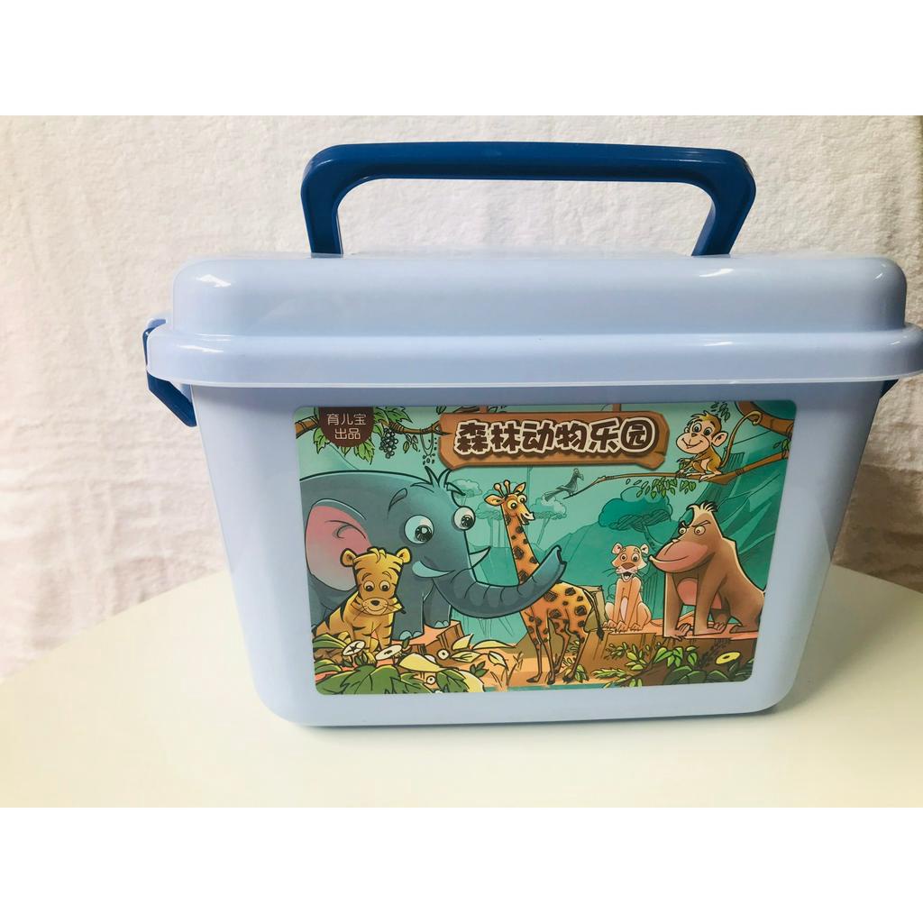 Thùng Động Vật 58 Chi Tiết Đồ Chơi Con Vật Mô Hình Thú Cho Bé [Nhựa An Toàn]