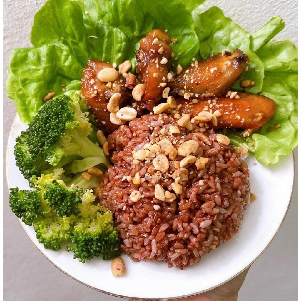 1kg gạo lứt đỏ + 1kg lứt đen + 1kg lứt tam sắc