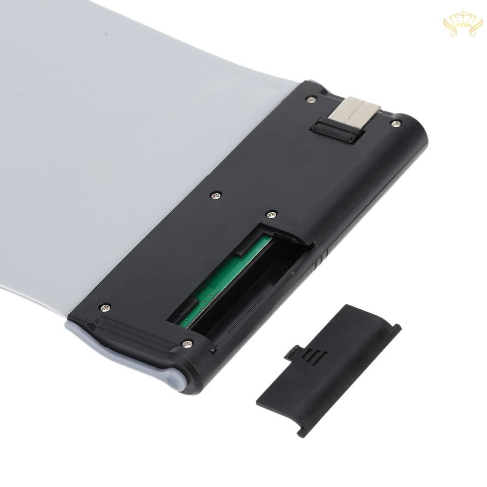 Bàn phím silicon kết nối không dây 2.4 linh hoạt cổng USB tiện dụng cho PC laptop máy tính bảng