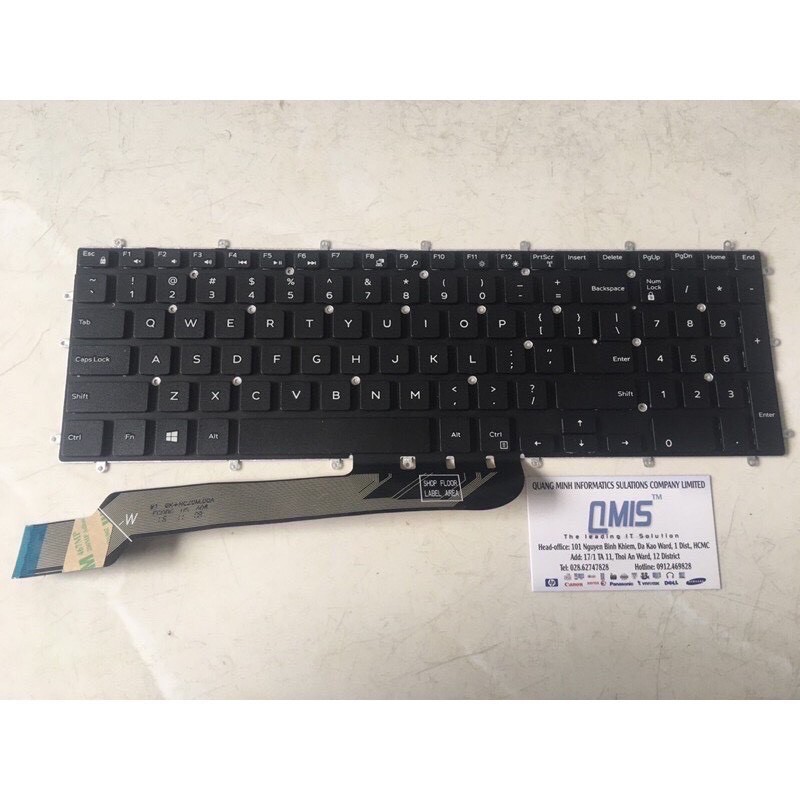 Bàn phím laptop Dell Inspiron 15-5000 5565 5567 5568, 15-7000 7566 7567 7577, G3 3579, G3 3779, G5 5587, G7 7588 – 7566