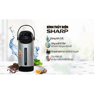 Phich đun nước Sharp 2.8L Model KP-B28S (Bạc)