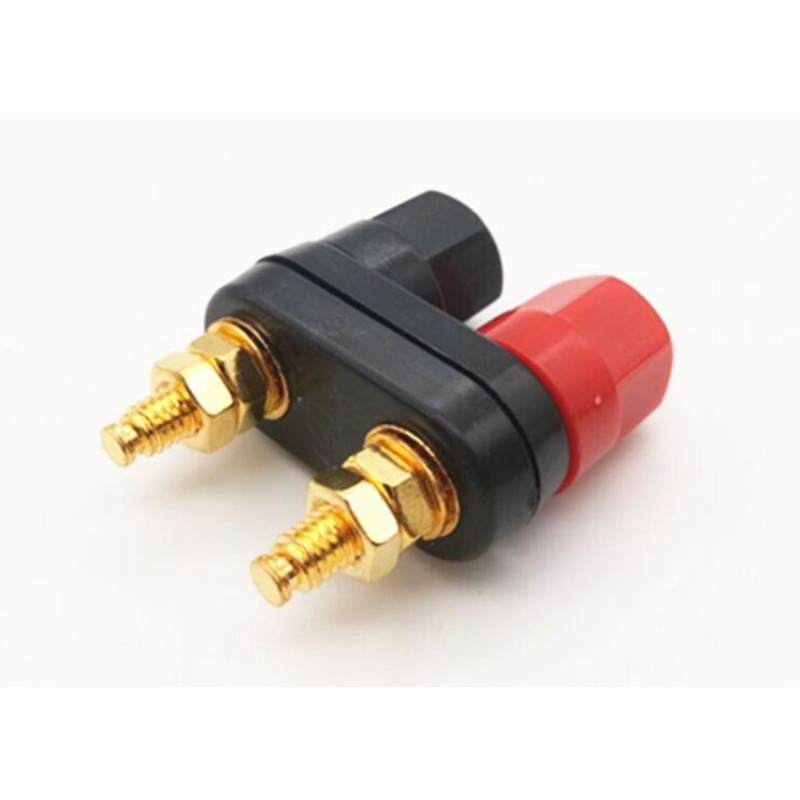 1 trụ đôi đấu dây M5 5mm, cọc nguồn, đấu dây loa