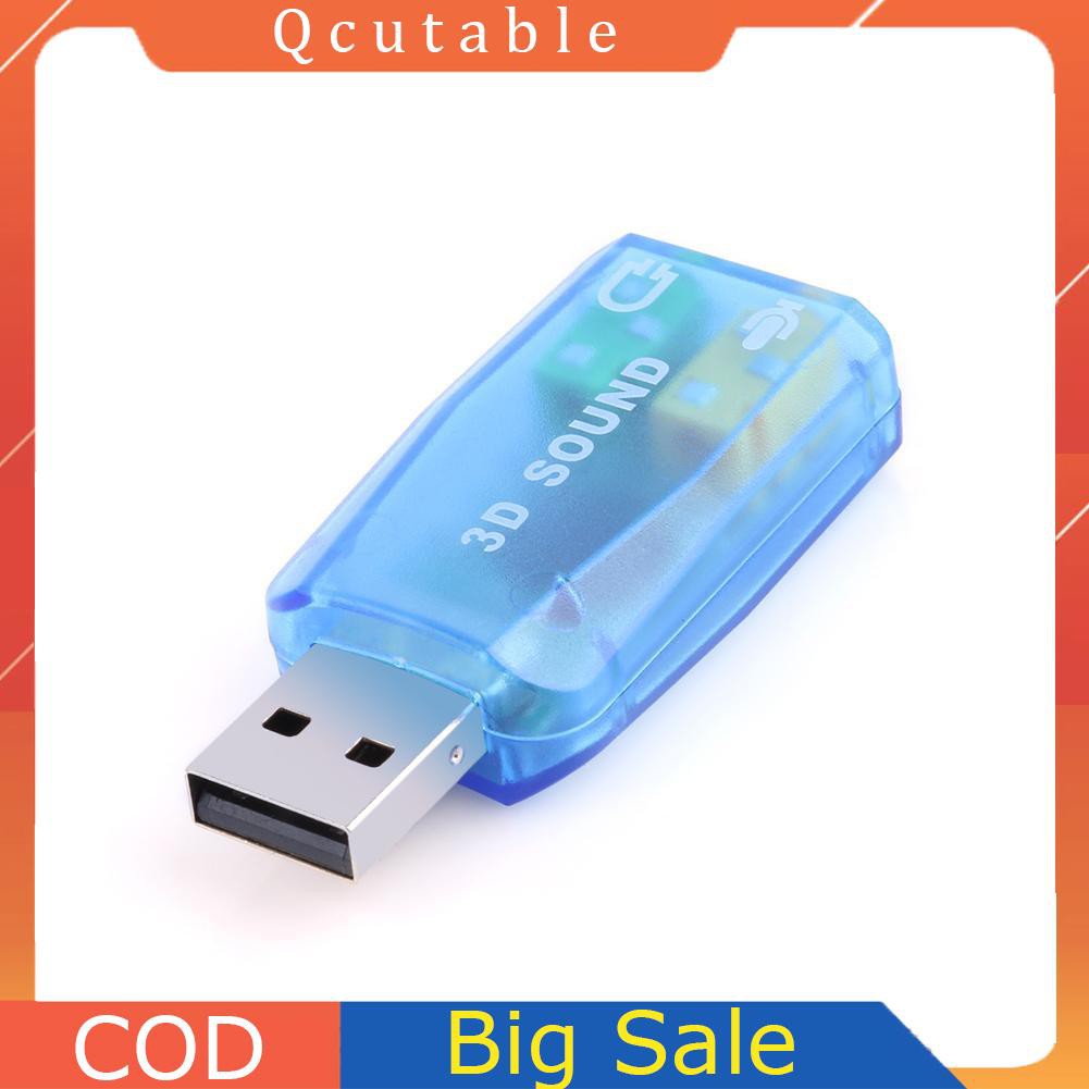 Card Âm Thanh Usb 3d Cho Máy Tính