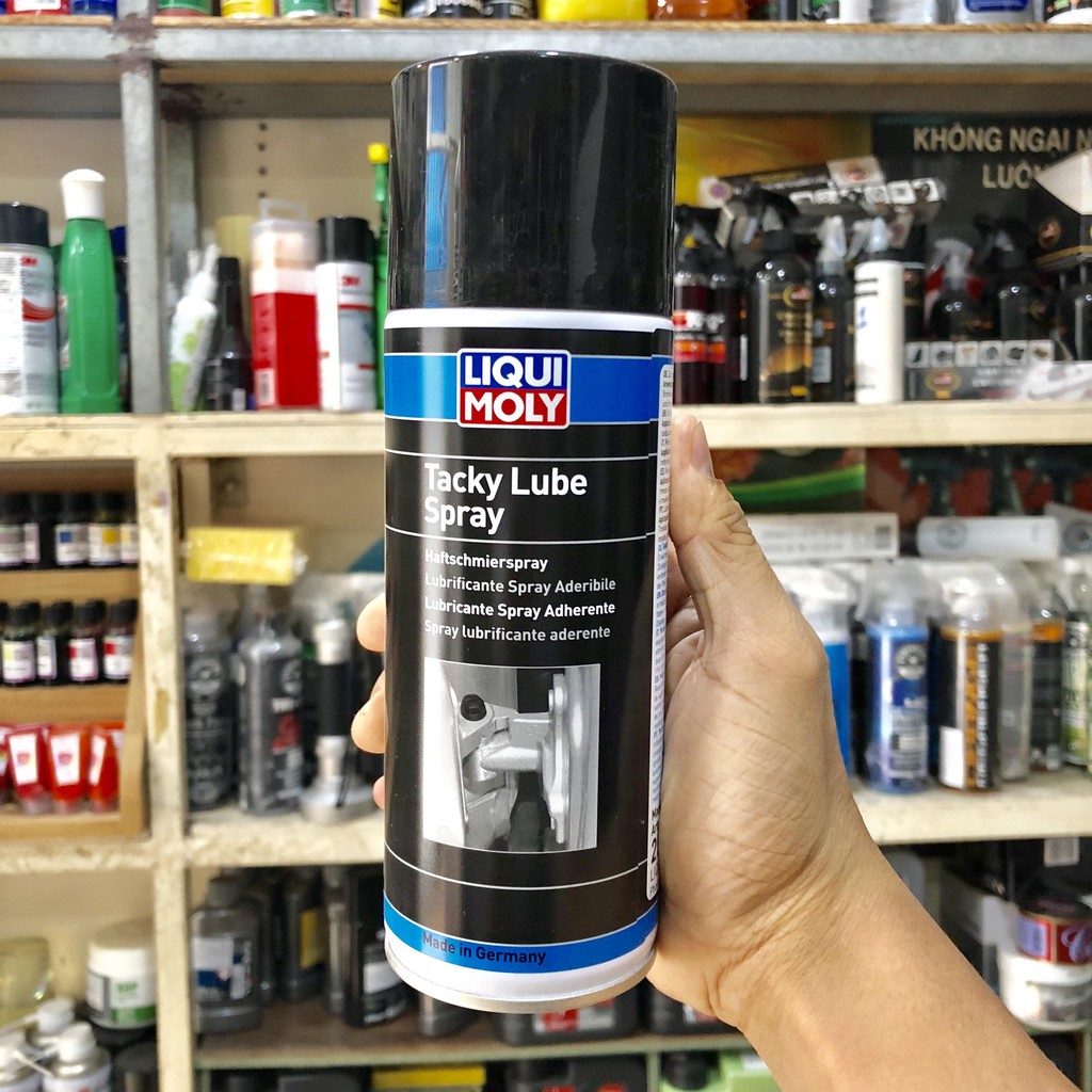 MỠ BÒ BÔI TRƠN CHỊU NHIỆT DẠNG LỎNG LIQUI MOLY TACKY LUBE-SPRAY 2518 400ML