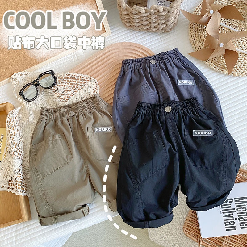 [Babycat] Hàng Có Sẵn Quần Short Quần Ngắn Thoáng Khí Phong Cách Phương Tây Nhật Bản Thời Trang Mùa Hè Hàng Mới Dành Cho Bé Trai