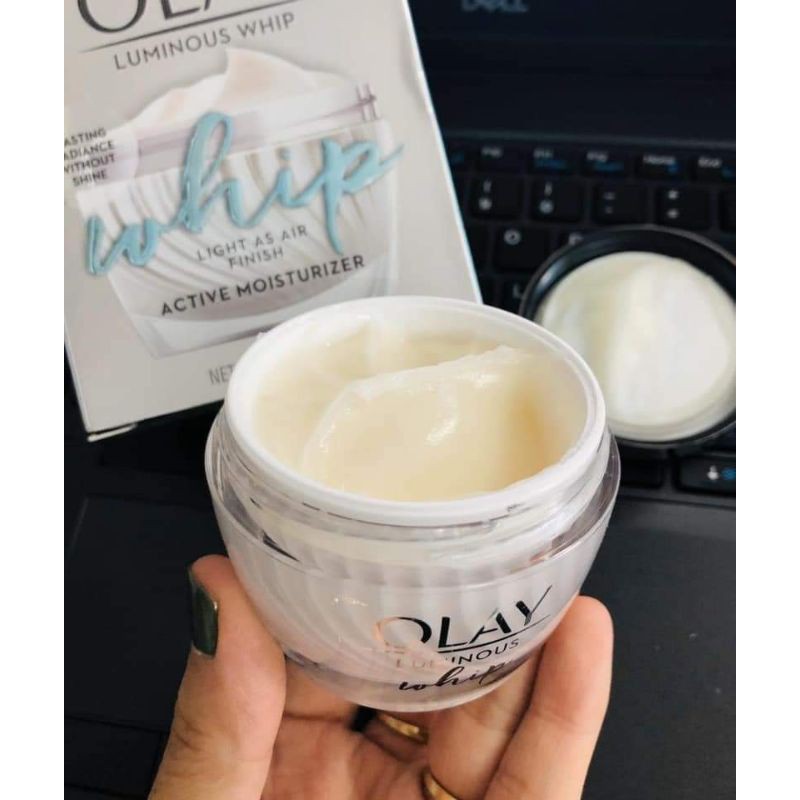 Kem Dưỡng Olay Luminous Whip Light As Air Finish Active Moisturizer (48g)