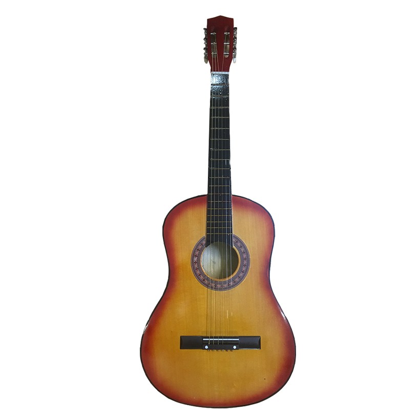 Đàn Guitar Acoustic GU03 Màu Nâu Đất Dáng D - Hàng có sẵn NoBrand