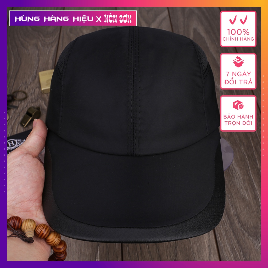 Mũ Lưỡi Trai Nón Sơn Chính Hãng Logo 96 Bên Hông Vải Gió Phối Lưới Viền Da - Nhiều Màu - Mã MC221