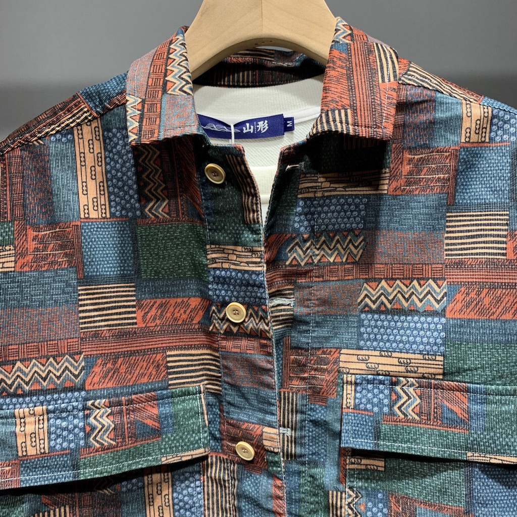 Áo Sơ Mi Hoa Dáng Rộng Trẻ Trung Hợp Thời Trang Cho Nam