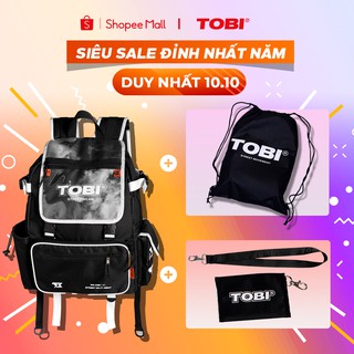 [Mã BMLT30 giảm đến 30K đơn 299K] [COMBO] Balo TOBI + Ví cầm tay đa dụng + Huy hiệu Tou-Bear + Túi rút đa năng