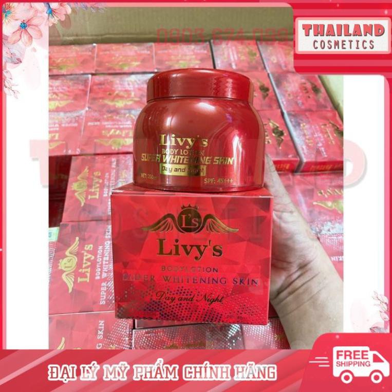 (Hàng chuẩn) Kem Body Whitening Livy's Thái Lan (Nhiều màu)