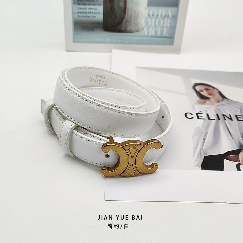 Thắt Lưng Da Bò Phong Cách Retro Thời Trang Cho Nữ