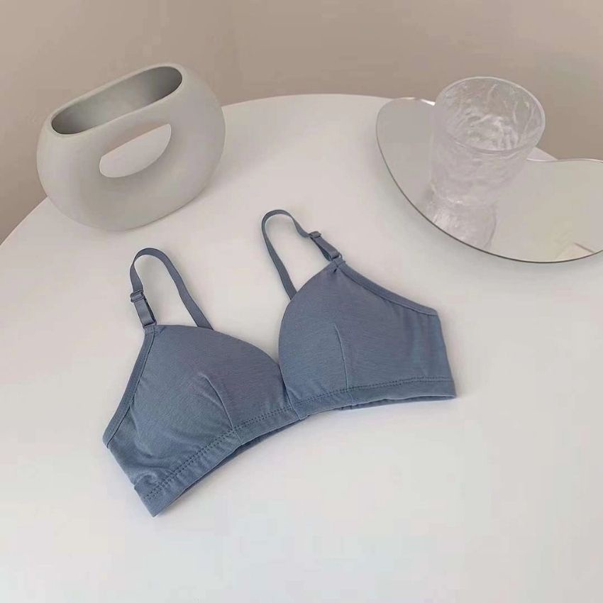 Áo Lót Không Gọng Mút Mỏng Siêu Ôm Đẩy Ngực, Co Dãn Cực Tốt – Áo Bra nữ Cotton Mềm Mịn - B038