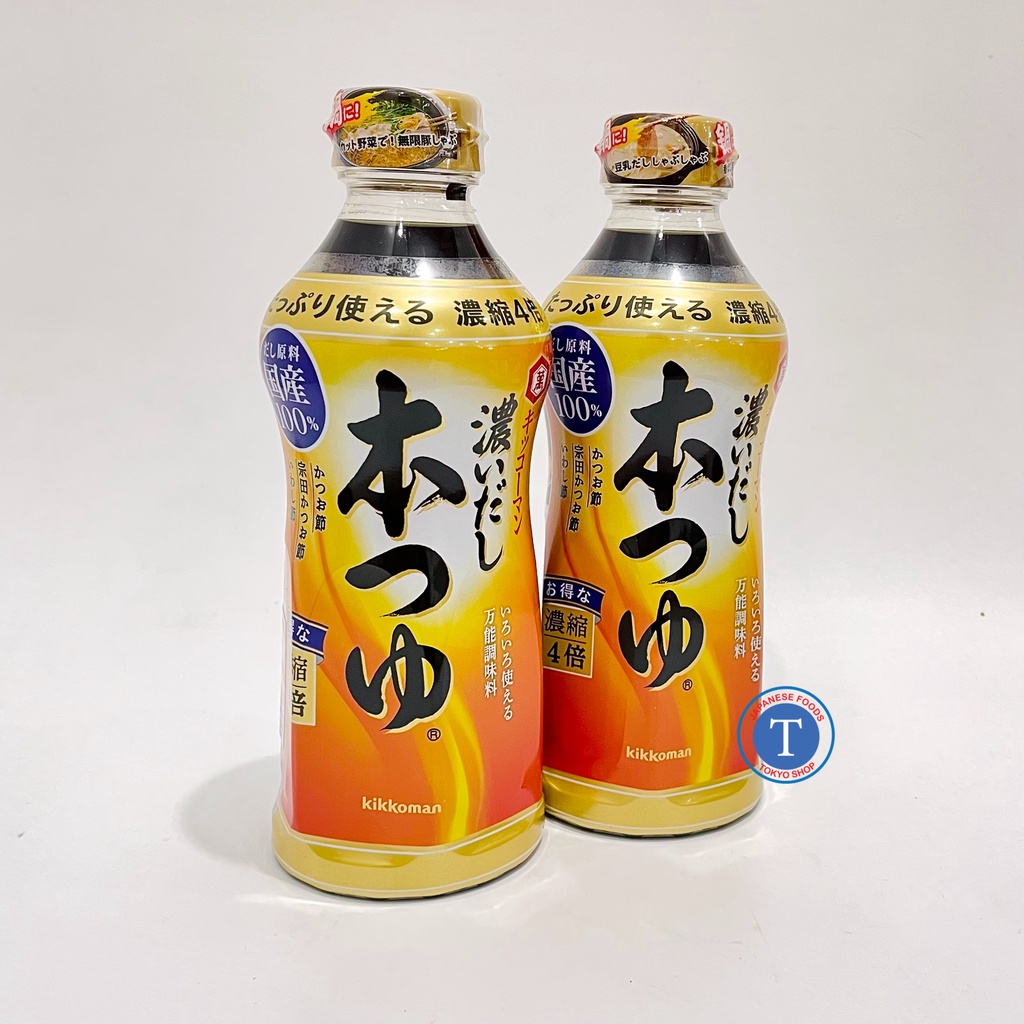 Nước Tương cốt - Kikkoman Hon Tsuyu 500ml (Chai)