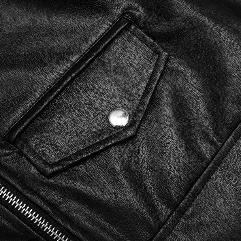 Áo Khoác Da Biker ICON DENIM Leather Jacket | BigBuy360 - bigbuy360.vn