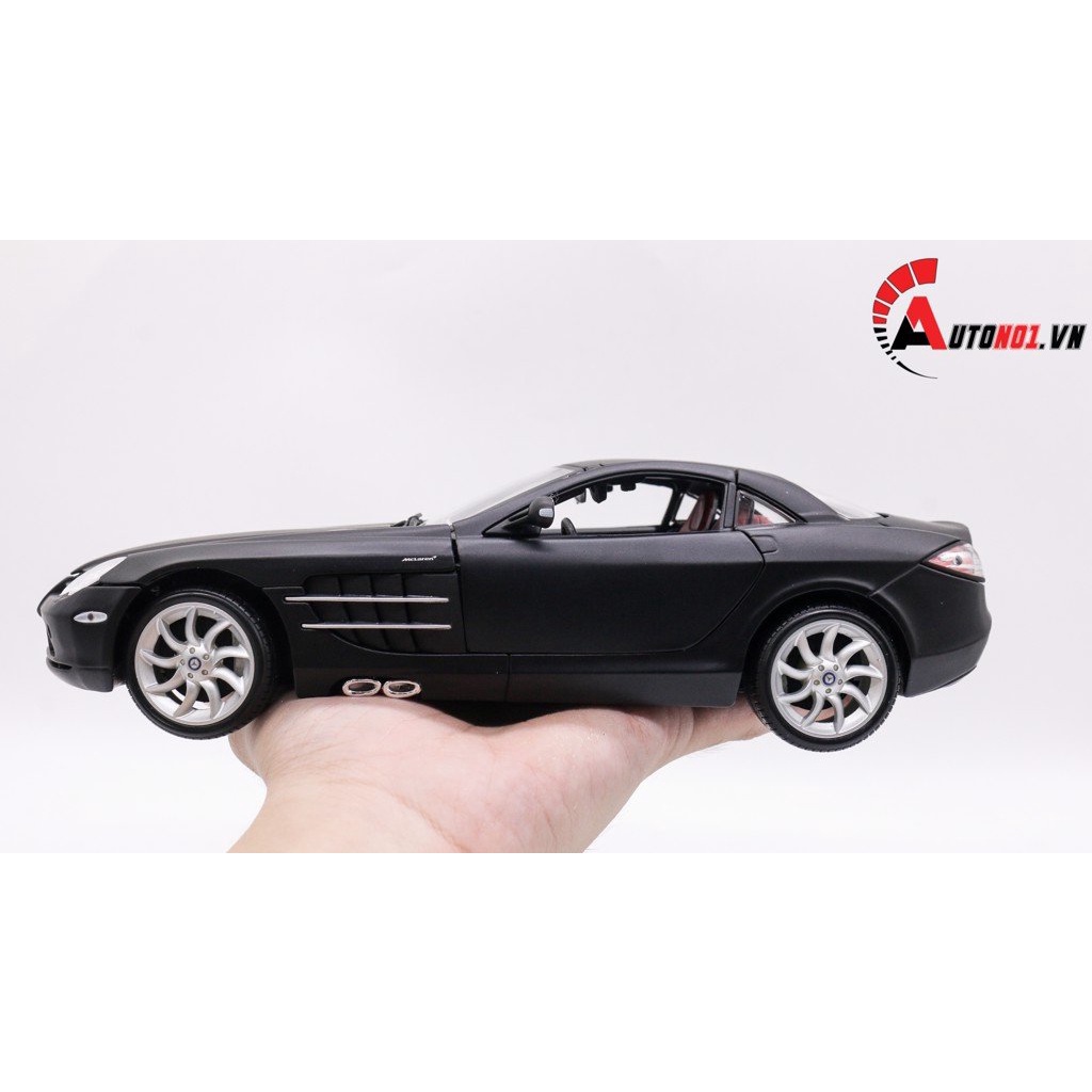 MÔ HÌNH XE MERCEDES SLR MCLAREN MATT BLACK 1:18 MAISTO 7812