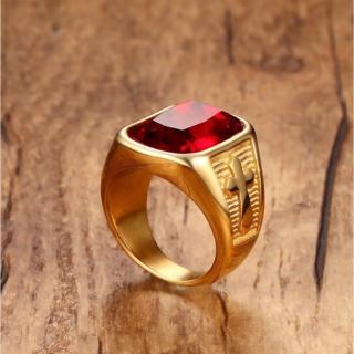Nhẫn Đính Đá Thời Trang Dành Cho Nam