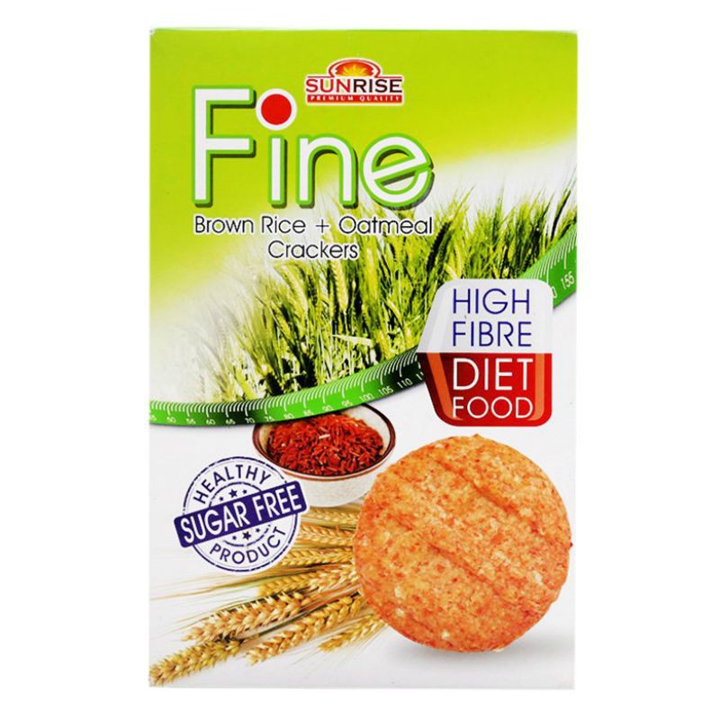 Bánh Ăn Kiêng Yến Mạch Gạo Lứt Fine 178G