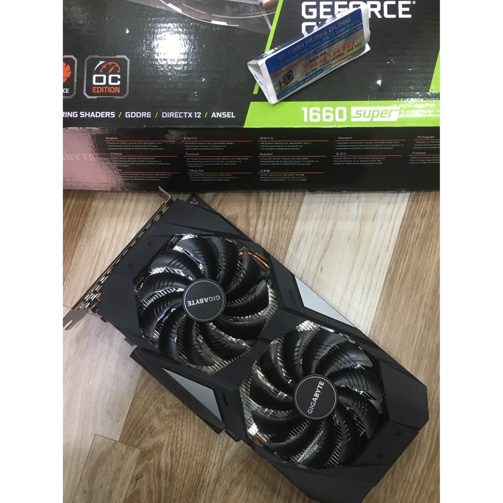 VGA gtx1660, gtx1660ti, gtx1660 super, gtx 1660 ti, card màn hình máy tính giga msi