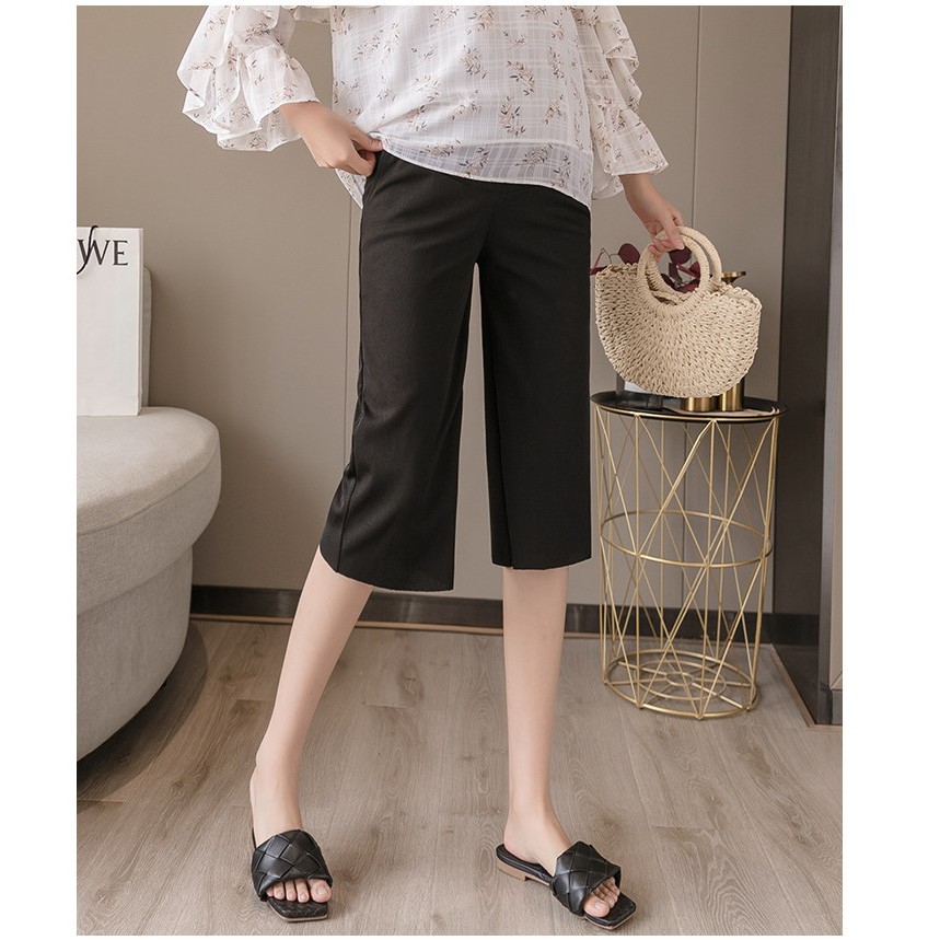 Quần Bầu Xinh Quần Vải Bầu Quần Baggy Bầu Quần Bầu Lửng Trẻ Trung Năng Động Q202
