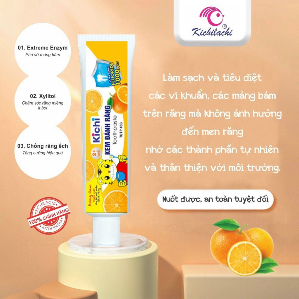Kem đánh răng trẻ em Kichilachi