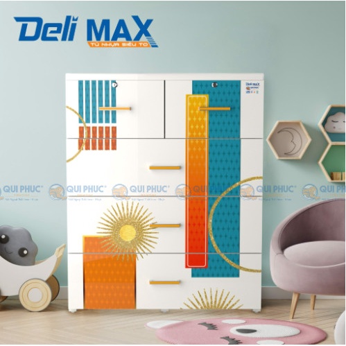 Tủ nhựa DELI MAX 4 tầng Mã SP: QPN.176