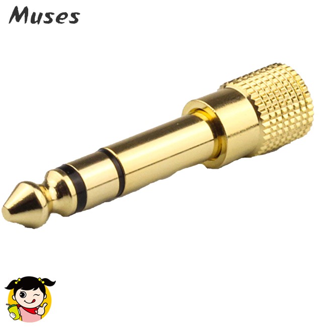 Dây Cáp Chuyển Đổi Âm Thanh Tai Nghe 6.5mm 3.5mm 3 Pin Trs 6.5mm