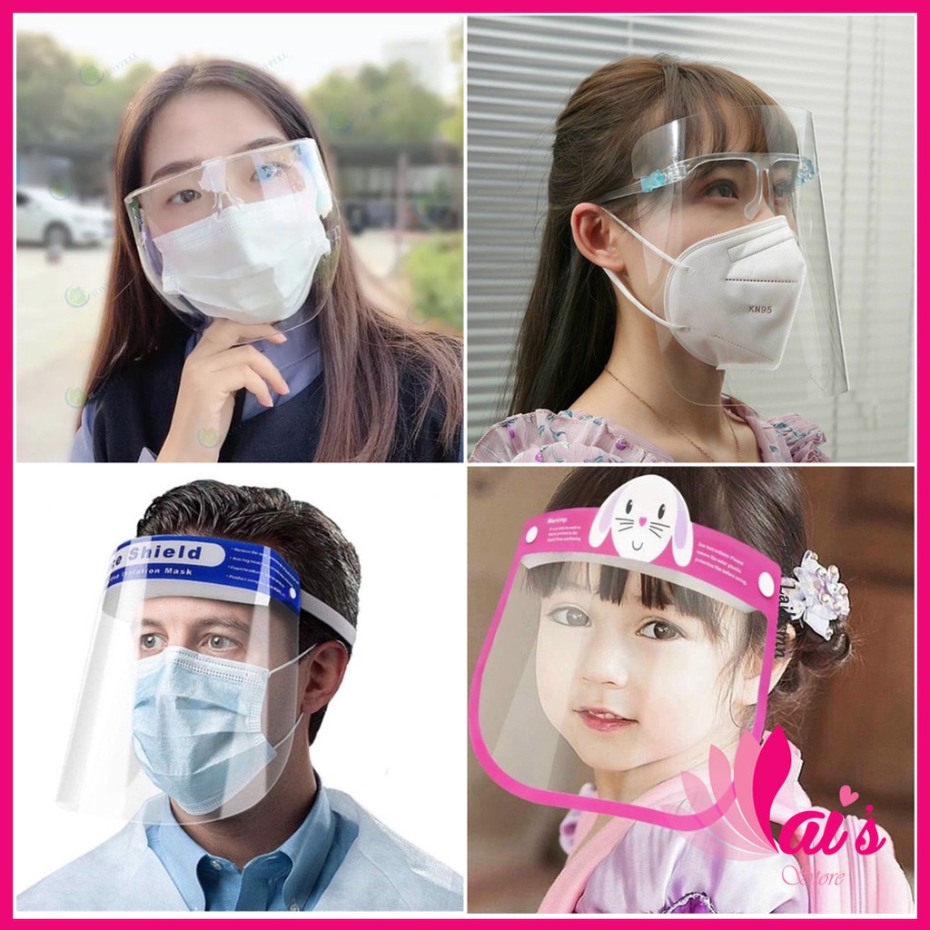 Kính Chống Giọt Bắn  Face Shield Người Lớn, Kính Chống Giọt Bắn Trẻ Em, Kính Phòng Dịch Chống Giọt Bắn - LAI'S STORE