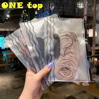 Dây Cột Tóc Hình Tròn Đơn Giản Xinh Xắn