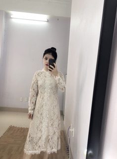 Váy ren kèm ảnh thật