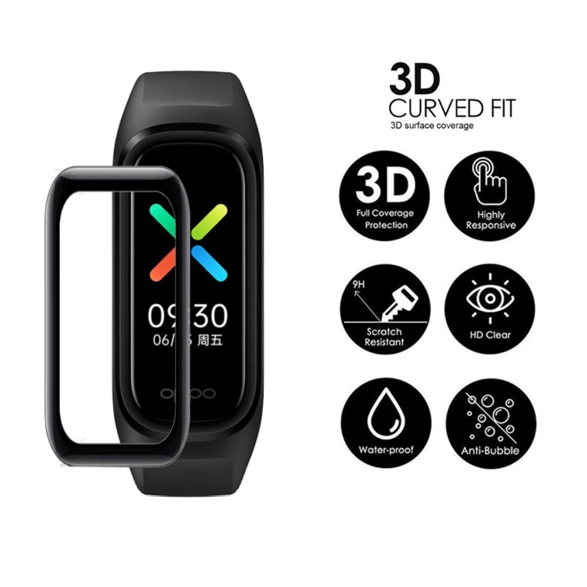 Miếng Dán PET 3D Bảo Vệ Màn Hình Cho Đồng Hồ Thông Minh OPPO