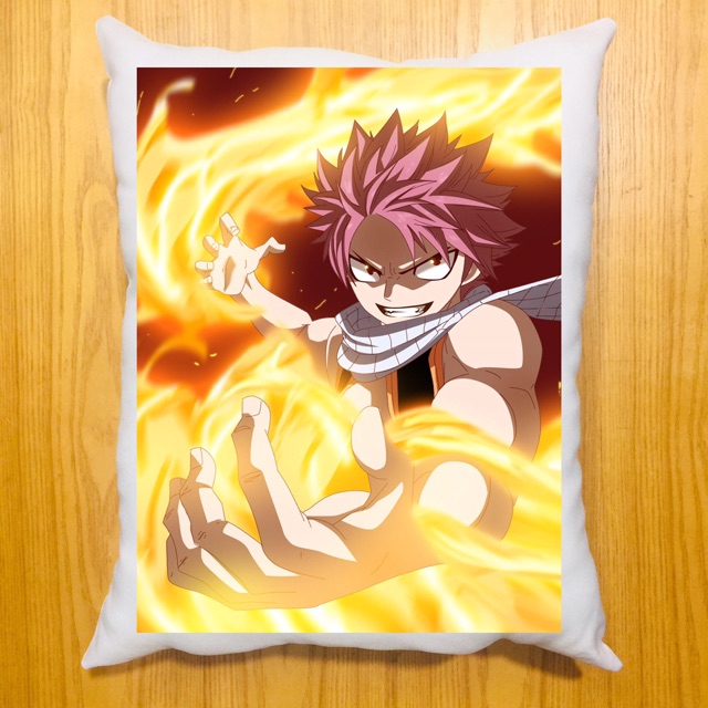 Gối ôm anime fairy tail dài 40x50cm