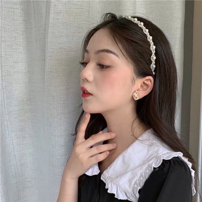 Bờm tóc, cài tóc ngọc trai nhân tạo các mẫu [LOẠI XỊN]