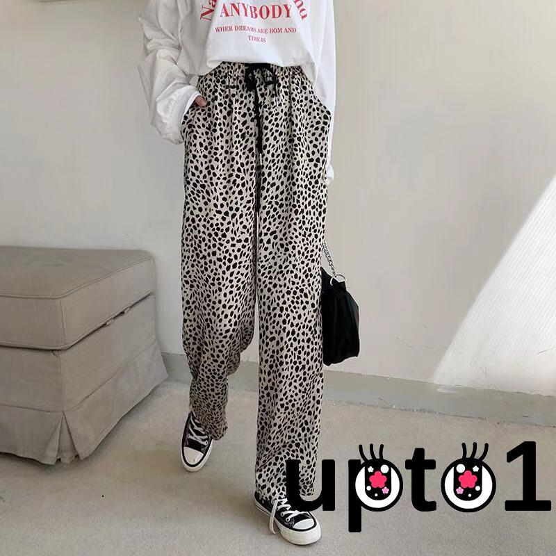 [Mã FASHIONT4WA2 giảm 10K đơn 50K] Quần Dài Nữ Lưng Cao Họa Tiết Da Báo Thời Trang | BigBuy360 - bigbuy360.vn