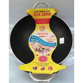 Chảo đáy bằng chống dính Gia Linh đủ size