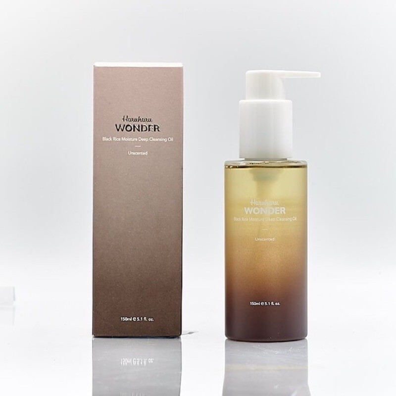 [Freeship] Dầu tẩy trang dịu nhẹ Haruharu Wonder Black Rice Moisture Deep Cleansing Oil 150ml