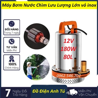 Máy bơm nước chìm 12vdc - máy bơm tõm 12vdc - bơm thả chìm