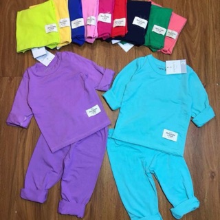 Set 3 bộ cotton cho bé trai và gái