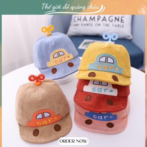 Mũ lưỡi trai, nón lưỡi trai hình Ô TÔ cho bé 0-2 tuổi (239)