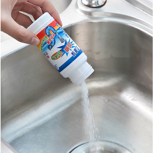 Bột thông tắc cống, đường ống nước, bồn cầu cực mạnh - nắp xanh