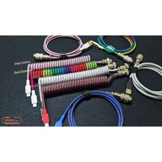 [Dây Xoắn] Dây cáp bàn phím cơ - Cable custom bàn phím cơ.