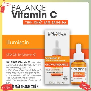 [RẺ HỦY DIỆT[ Serum Trắng Da, Mờ Thâm Balance Active Formula Vitamin C Brightening 30ml [MAX RẺ]