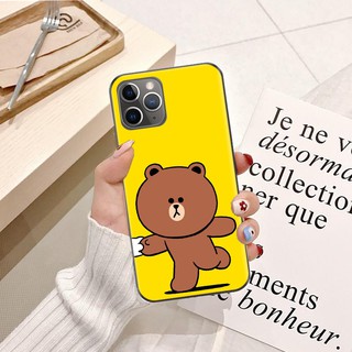 Ốp lưng iPhone 11 Silicon dẻo hình Gấu Brown Dễ Thương