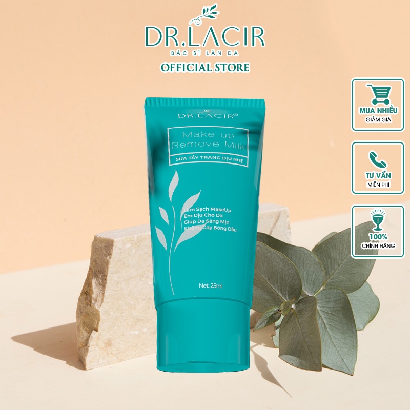 Sữa Tẩy Trang Dịu Nhẹ Lamer DrLacir Makeup Remove Milk mini 25ML DR115