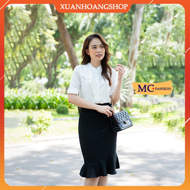 Chân Váy Đuôi Cá Mc Fashion, Kiểu Dáng Nữ Công Sở, Dài Qua Gối, Lưng Cạp Cao, Màu Đen, Cv0391 | BigBuy360 - bigbuy360.vn