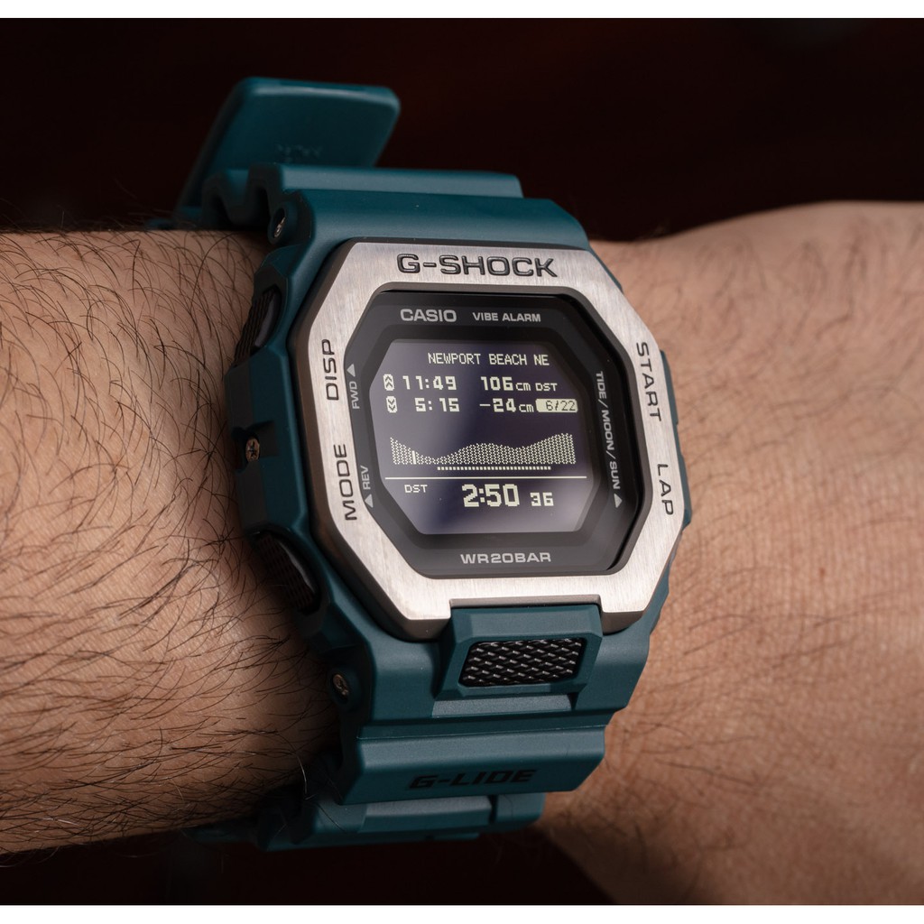 Đồng Hồ Nam Casio G-Shock Glide GBX-100-2D Chính Hãng - Dây Nhựa | G-Shock GBX-100-2DR Bluetooth