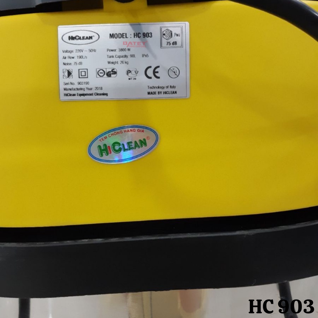 Máy hút bụi Hiclean 2 motor HC 903