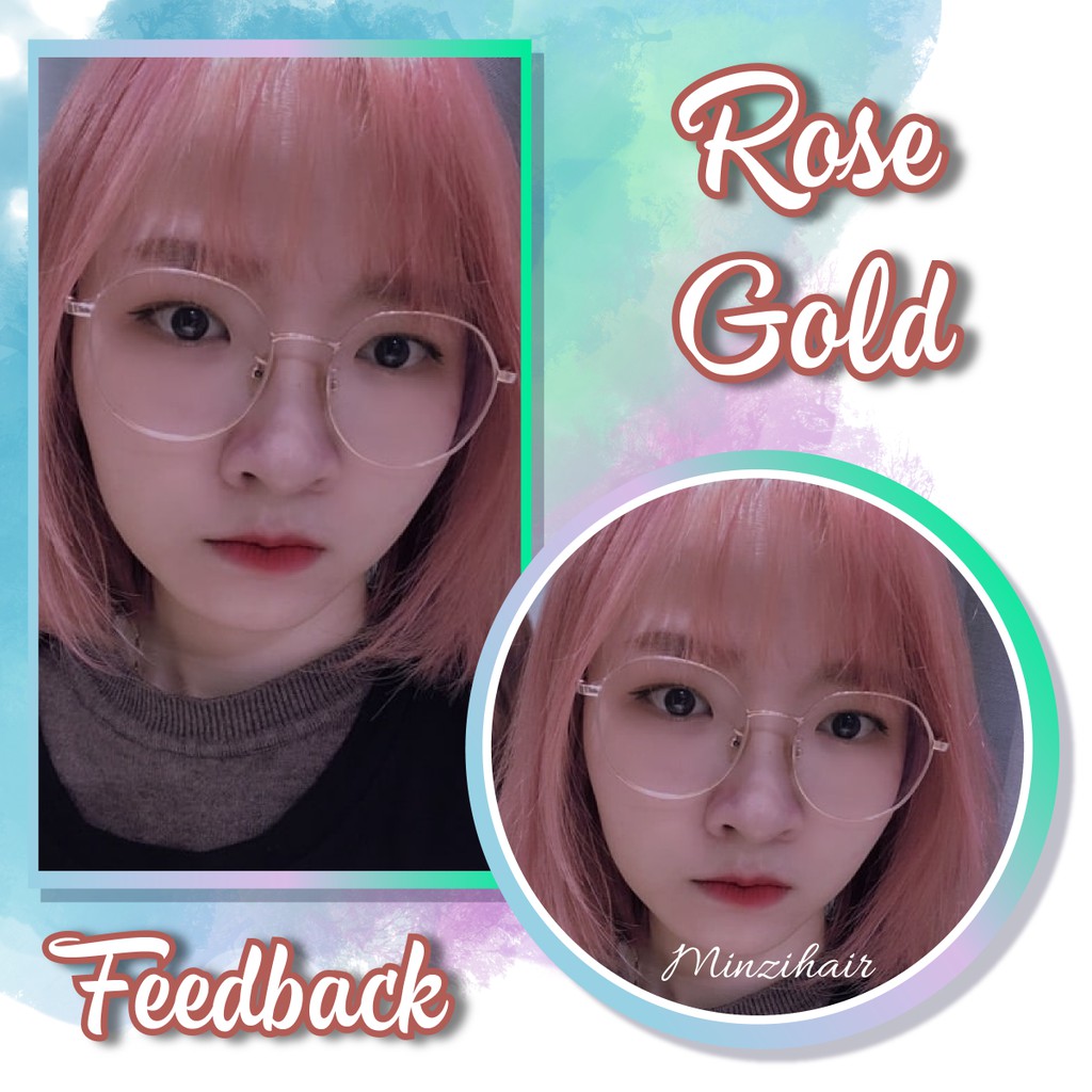 Thuốc Nhuộm Tóc Rose Gold - Lên Từ Nền LVL9 - Cần Tẩy Tóc Nâng Tone | BigBuy360 - bigbuy360.vn