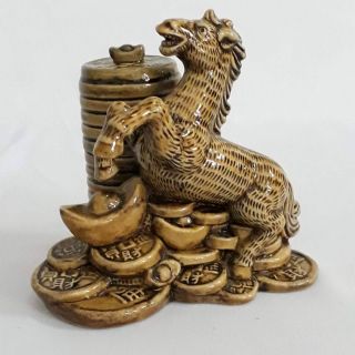 Tượng ngựa ống tăm- gốm sứ bát tràng