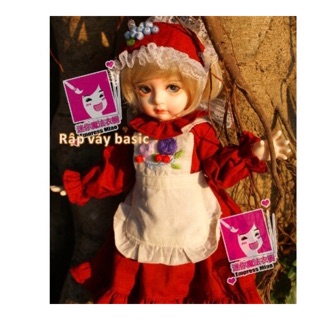 Rạp may quần áo,đầm cho bbe 1/3,1/4,1/6,1/8 ,ob11 trên giấy A4